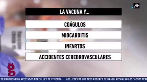 LAS VACUNAS DEL COVID PROVOCAN CANCER , MIOCARDITIS , PERICARDITIS , TROMBOSIS ETC