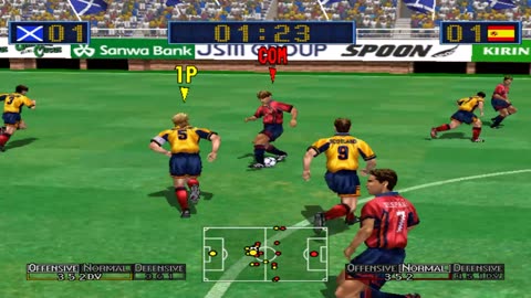 (Redream) Virtua Striker2 Scotland v Spain