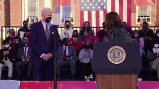 Biden defends first year record as approval sags