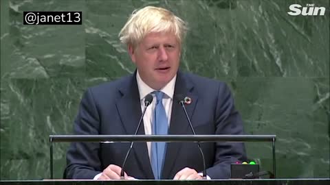 Extrait du discours de Boris Johnson à l'ONU : surveillance, nanobots, antivax...
