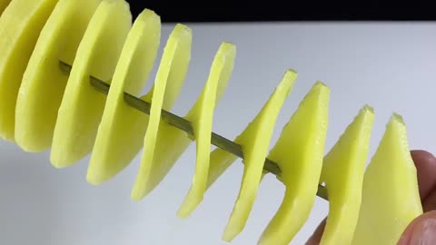 How To Make A Spiral Potato Cutter - DIY Spring Potato Machine