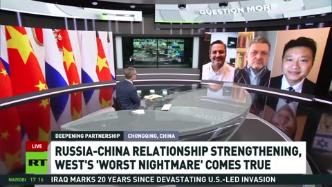 Le relazioni Russia-Cina si rafforzano,il "peggior incubo" dell'Occidente per USA,UE e NATO e loro soci diventa realtà.dopo aver temuto a lungo l'alleanza, le potenze occidentali sono ora preoccupate da questo rafforzamento