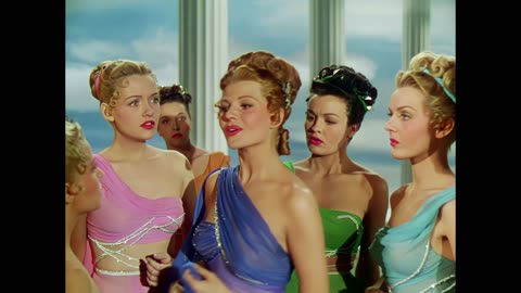 Rita Hayworth Down to Earth 1947 First scene remastered 4k
