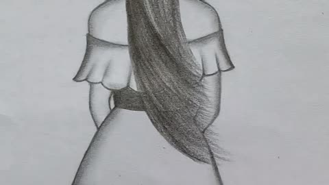 Beautiful_girl_drawing_#shorts