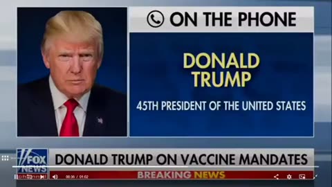 Trump on natural immunity from the Wuhan virus the China virus and on vaccine mandates