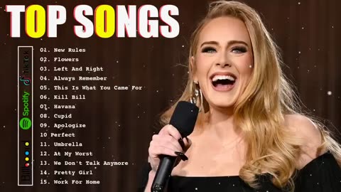 Top Songs 2023 - Adele, Dua Lipa, Bruno Mars, The Weeknd, Miley Cyrus, Maroon 5, Ava Max