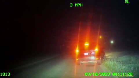 Dash cam shows suspected drunk driver hit Edinburg police unit after going wrong way