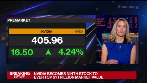 NVIDIA hits $1 trillion valuation on massive AI bet.