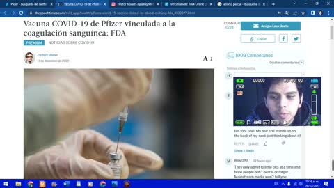 FDA reconoce inflamación del corazón por vacunas C19