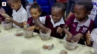 Watch: Cape Town School Celebrates Global Hand Washing Day