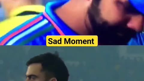 IND vs AUS worldcup final heartbreaking moment 😢