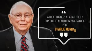 Charlie on investing