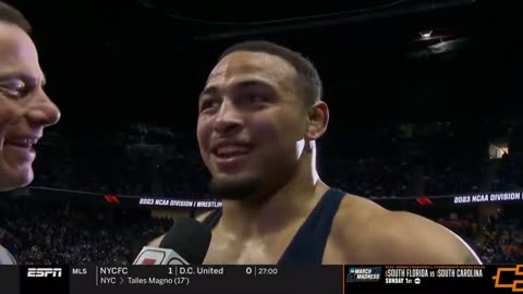 NCAA Wrestling Champ's Interview Pulled for Saying, 'No Muhammad...Only Jesus'