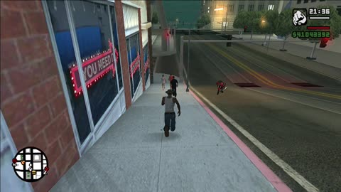 Grand Theft Auto:San Andreas Fighting With People Part 3