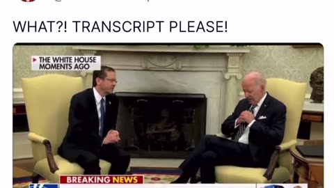 Biden Mumbles Gibberish For the World To See. Again.