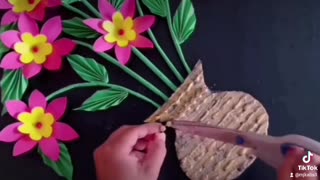 DIY PAPER CRAFT FLOWERS