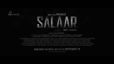 Salaar Teaser Prabhas Prashanth Neel Prithviraj Shruthi Haasan Hombale Films Vijay Kiragandur_1440p