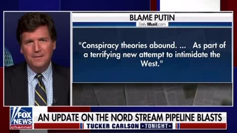 Tucker Carlson on who blowing up the Nord stream gas pipeline