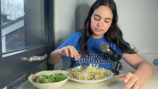 ASMR Pesto Pasta Mukbang