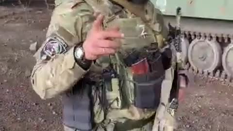 Chechen special commandos in Ukraine