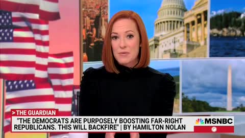 Psaki Defends Dems Meddling In GOP Primaries