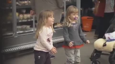 Chocolates Singing in Supermarket Merry Christmas is the best Surprise