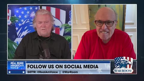 Rudy Giuliani Joins Bannon To Discuss Lawfare Attacks And The 2020 Stolen Election