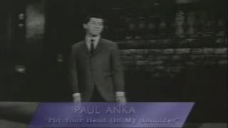 Paul Anka - Put Your Head On My Shoulder = Ed Sullivan Show Music Video 1958 (58006)
