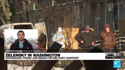 Zelensky in Washington: Ukrainians thank Joe Biden for military support • FRANCE 24 English