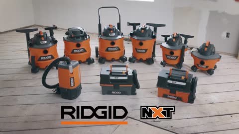 RIDGID® 6 Quart NXT Dry Backpack Vac