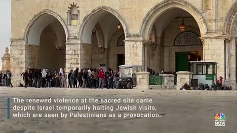 Violence Breaks Out At Al-Aqsa Mosque Compound