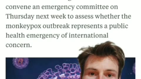 WHO will convene an emergency meeting on monkeypox