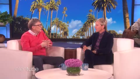 Bill gates chat with ellen for the first time