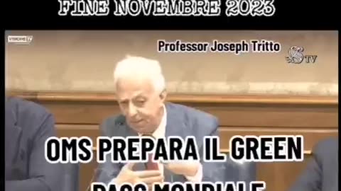 OMS - GREEN PASS GLOBALE - PIENI POTERI: conferenza stampa del prof. J. TRITTO "Russia e BRICS minacciano di uscire. La riforma la voterà l'ONU per cui OMS dovrà sottostare alla decisione delle Nazioni Unite"