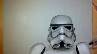 Incredible 3D Speed Drawing Of Star Wars Stormtrooper