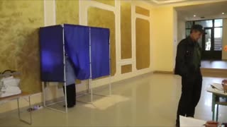 Ukraine war - visit voting office of Severodonetsk