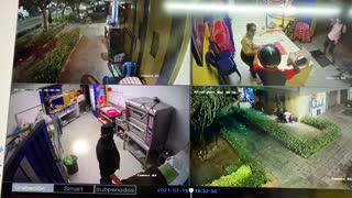 Video: Asaltaron una pizzería en el barrio La Aurora de Bucaramanga