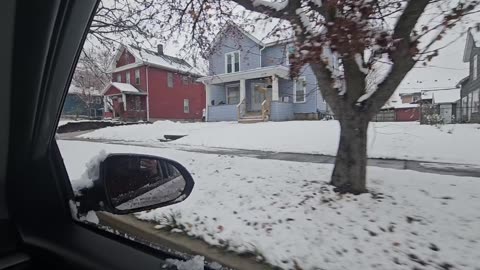 America Me Baraf Bari ⛄🌨️🎄 || अमेरिका में बर्फ बारी 🌨️ || #viral #video #americavlog #vlogs
