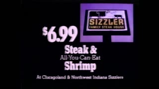 1983 - All You Can Eat Steak & Shrimp for $6.99 at Sizzler