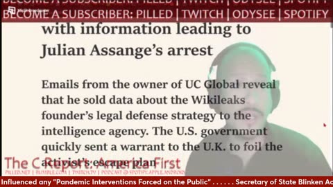 CIA Involved with Julian Assange's Arrest