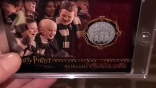 Unveiling Rare Draco Malfoy Costume Card from the First Quidditch Match #harrypotter #dracomalfoy