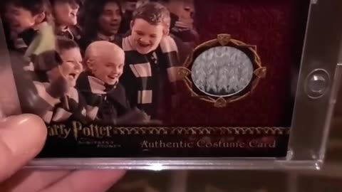 Unveiling Rare Draco Malfoy Costume Card from the First Quidditch Match #harrypotter #dracomalfoy