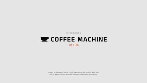 Coffee Machine Ultra| commercial| Inspired Commercials