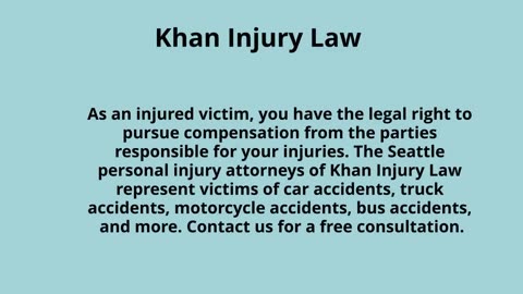 Seattle personal injury lawyer