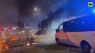 This Is Mad - Dutch Police Use Tear Gas