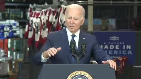 Biden: "I was able to bring gasoline down well over a dollar sixty but it’s inching up because of what the Russians and the Saudis just did."