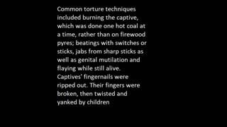 BRUTAL HISTORY - The Native Americans Most Brutal Torture Methods