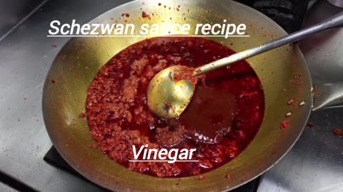 #Chinese Schezwan sauce recipe in Telugu #chinese Schezwan sauce recipe