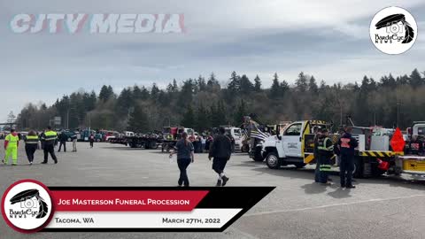 Funeral Procession for Joe Masterson Tacoma, WA March 27th, 2022