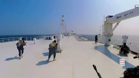 Yemen's Houthis have released footage of hijacking of a civilian ship in the southern Red Sea